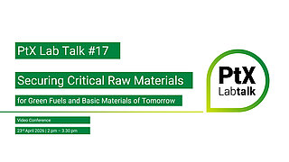 Titelblatt des PtX Lab Talk 17 