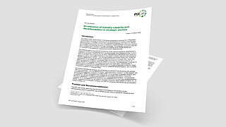 Cover Page of the PtX Lab Publication "Acceleration of industry capacity and decarbonisation in strategic sectors".