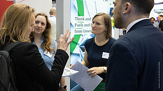 Messestand auf der ILA