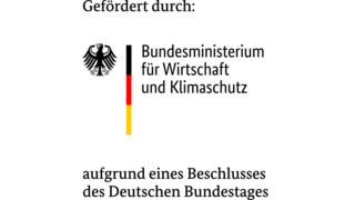 Zur Website des Bundesministeriums für Wirtschaft und Klimaschutz; Grafik zeigt den Text "Gefördert durch", darunter das Logo des Ministeriums und darunter den Text "aufgrund eines Beschlusses des Deutschen Bundestages"