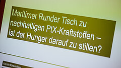 Title page of the presentation slides from the Maritime Round Table