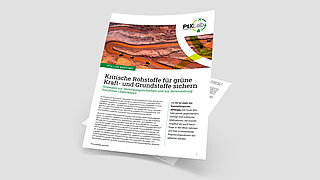 Titelblatt des PtX Lab Briefing "Kritische Rohstoffe für gründe Kraft- und Grundstoffe sichern"