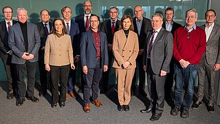Die Vertreter*innen der am Lausitz Science Network beteiligten Organisationen bei der Gründung.