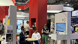 Messestand auf der ILA